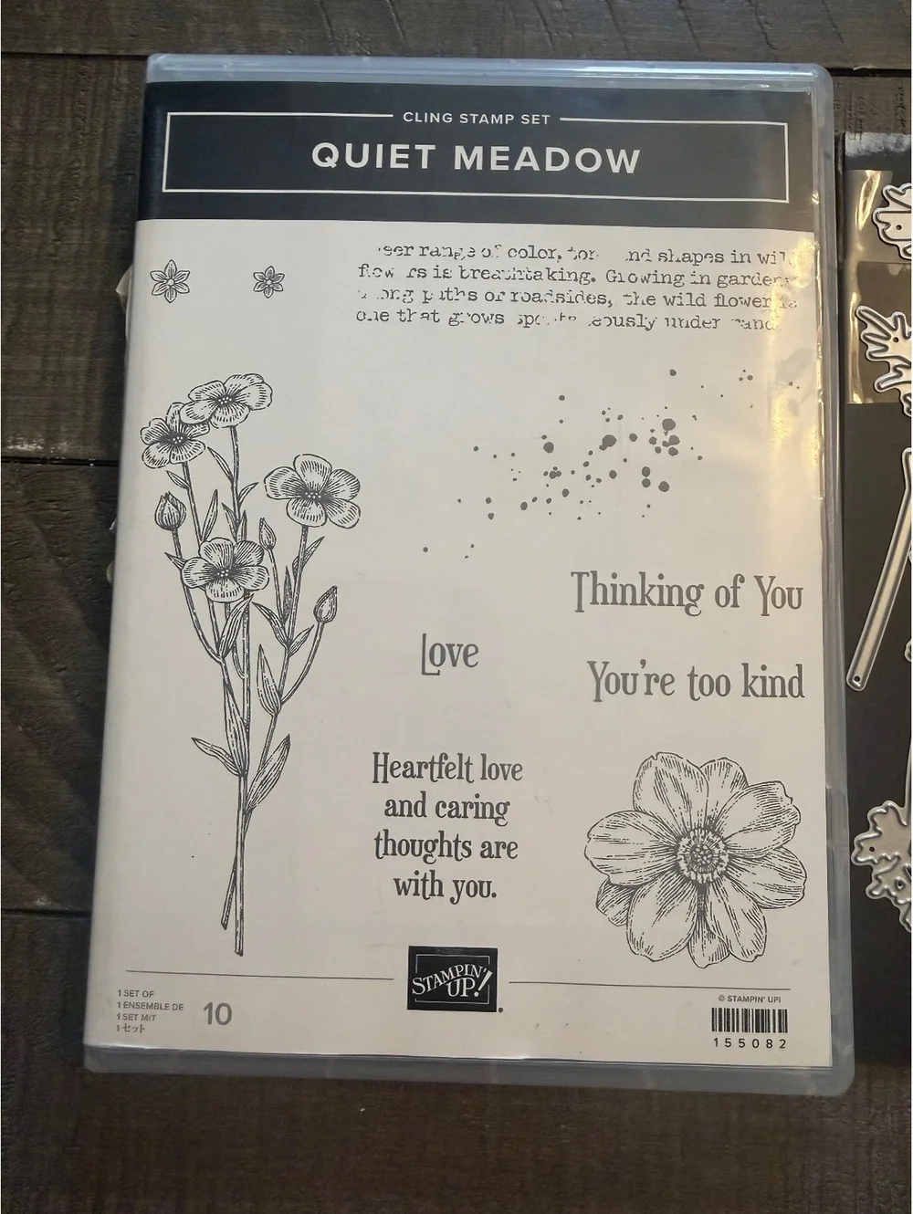 Stampin’ Up Quiet Meadow stamp set with Meadow Dies
